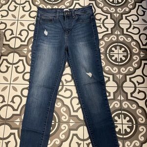 Sneak peek skinny jeans